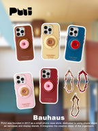 Puui. Bauhaus Series Full-Cover Magnetic Phone Case and Magnetic Grip iPhone 17/18 Pro Max