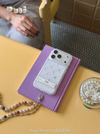 PUUI Pure Pearl Series Phone Case and Magnetic Grip iPhone 17/18 Pro Max