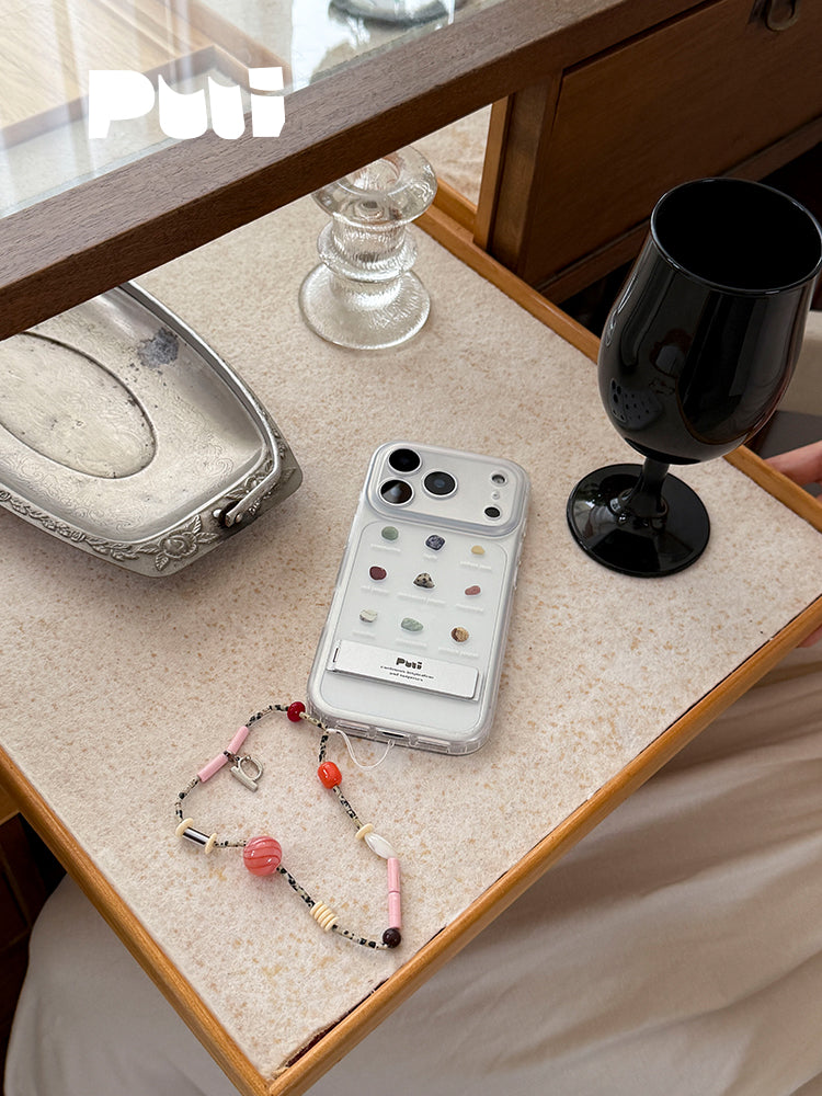 Puui. Gemstone Series Phone Case and Magnetic Grip iPhone 17/18 Pro Max