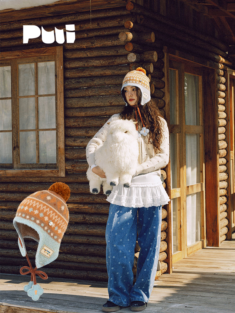 Puui. Fair Isle Dream Series Knit Beanie – Fall & Winter