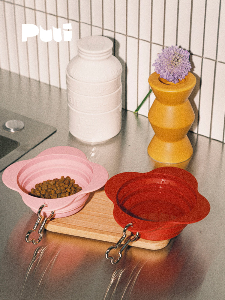 Puui. Bloom Series Pet Collapsible Bowl