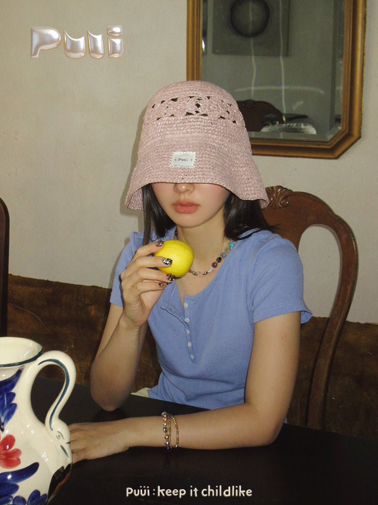 Puui. Berry Knit Series Bucket Hat