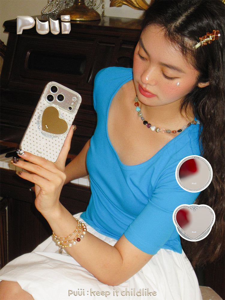 Puui. Shadowlight Series Full-Cover Magnetic Phone Case and Magnetic Grip iPhone 17/18 Pro Max