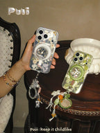 Puui. Soda Garden Full-Cover Magnetic Phone Case and Magnetic Grip iPhone 17/18 Pro Max