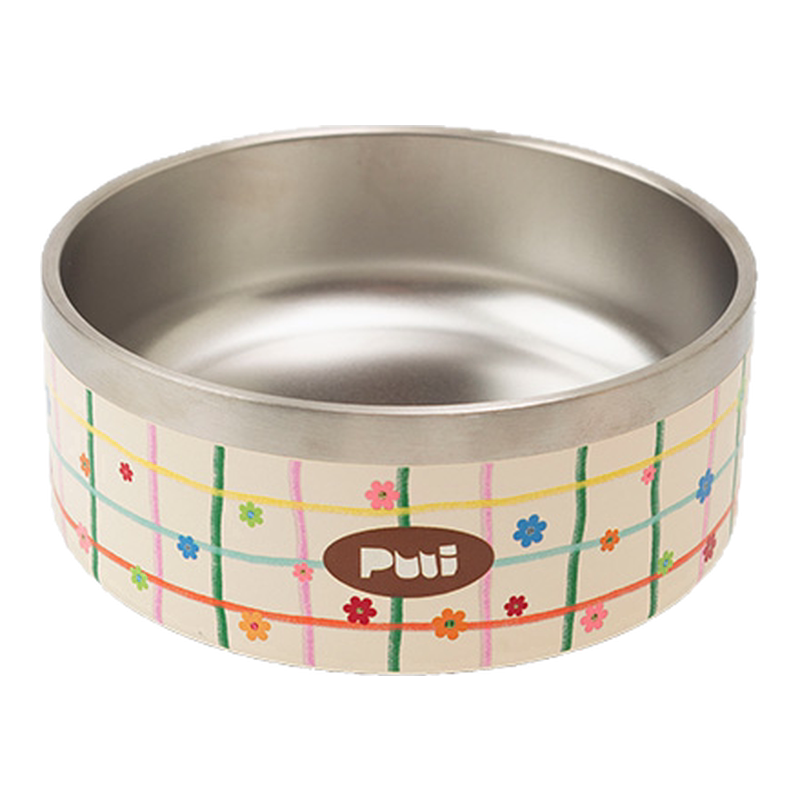 Puui. Eat Well, Pup! Pet Bowl