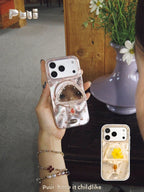 Puui. 0°C Garden Full-Cover Magnetic Phone Case and Magnetic Grip iPhone 17/18 Pro Max