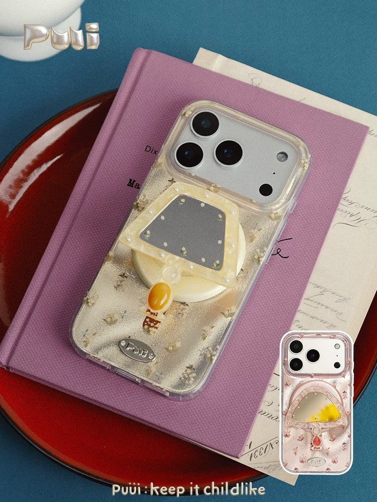 Puui. 0°C Garden Full-Cover Magnetic Phone Case and Magnetic Grip iPhone 17/18 Pro Max
