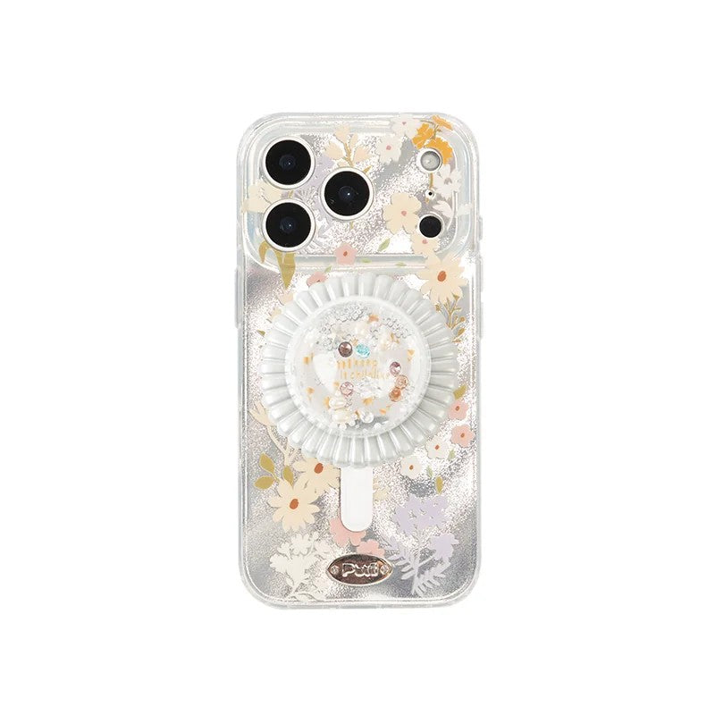 Puui. Soda Garden Full-Cover Magnetic Phone Case and Magnetic Grip iPhone 17/18 Pro Max